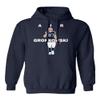 Baku Apparel New England AIR Gronkowski Football Men's Hooded Sweatshirt (Navy, X-Large) view 1