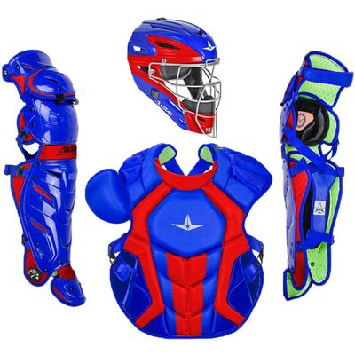 All Star System7 Axis CC NOCSAE Certified Adult Pro Baseball Catcher's Kit