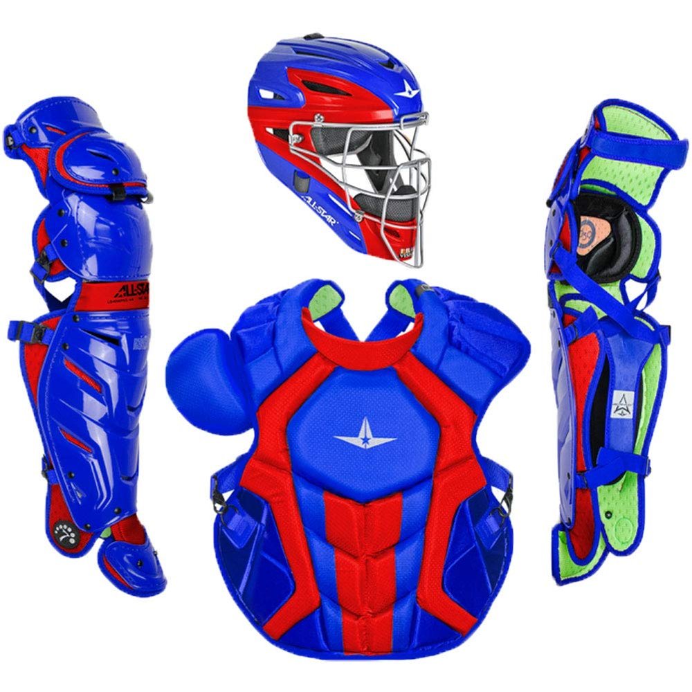All Star System7 Axis CC NOCSAE Certified Adult Pro Baseball Catcher's Kit