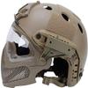 Tactical Airsoft Fast Helmet F22, a Full Face Protective PJ Helmet with Detachable Mask & Goggles view 2