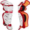 All-Star LGW-AFX-LGEWH/SCLGE AFx Fastpitch Leg Guards WH/SC LGE view 1