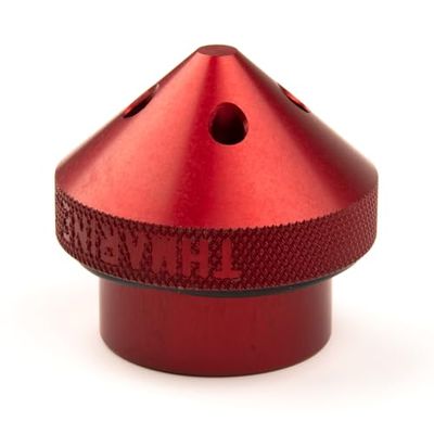 T-H Marine G-Force ELIMINATOR Trolling Motor Prop Nut for Garmin Force - Red - 6061 Billet Aluminum Anodized - O-Ring Dampens Noise Vibration - Cooling Ports Heat Sink - Tool-Free Install