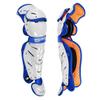 All-Star LGW-AFX-LGEWH/ROLGE AFx Fastpitch Leg Guards WH/RO LGE view 1