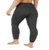 90 Degree By Reflex Power Flex Yoga Pants - High Waist Squat Proof Ankle Leggings with Pockets for Women - Military Green - XL view 3