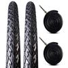 Zol Bundle 2 Pack Velocita Road Reflective Tire and Tube 700X38c Presta/French Valve (1 tire and 1 Tube) view 1