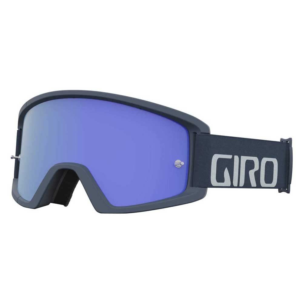 Giro Tazz MTB Adult Unisex Mountain Cycling Goggles - Portaro Grey, Grey Cobalt/Clear Lenses (2023)