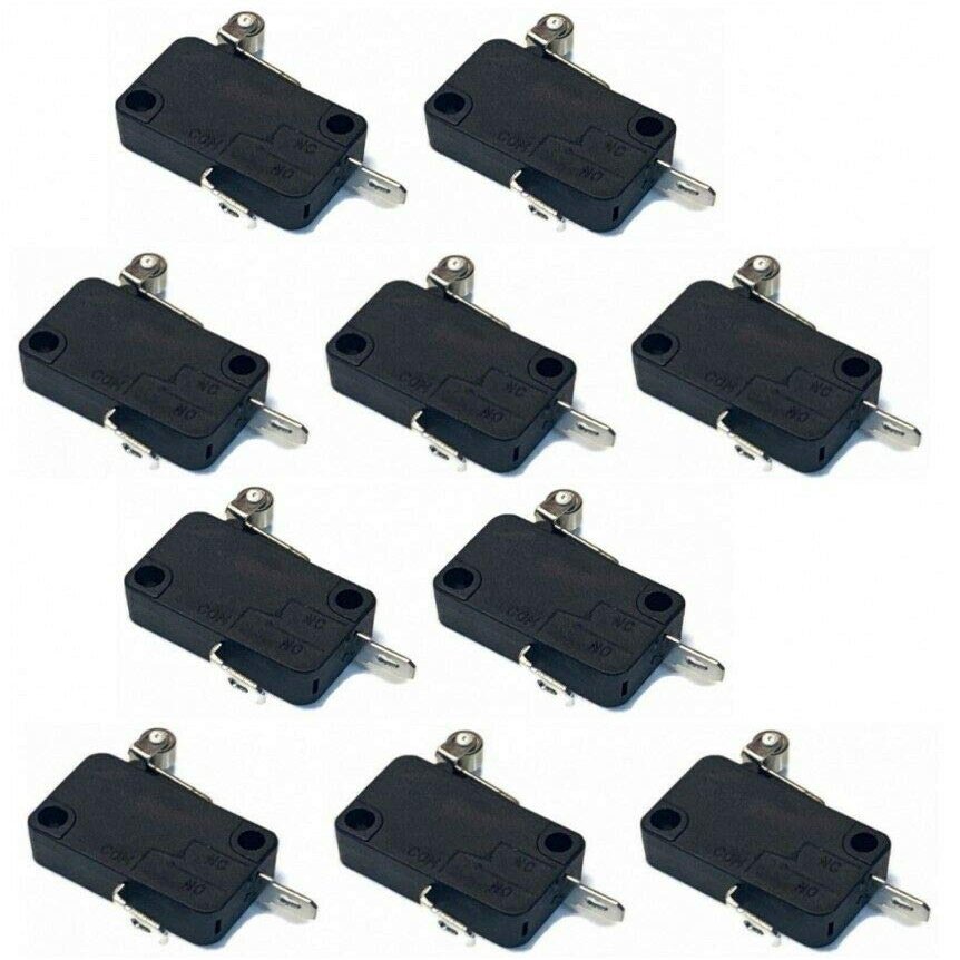 Vital All-Terrain 10 Pack Accelerator Micro Switch Replaces OEM EZGO 25861G01, 25861G-01 Golf Cart Car