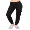 ALWAYS Cargo Jogger Pants for Women - Super Soft Casual Lounge Sweatpants Black 3XL view 2