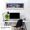 SoFi Stadium, Home of the LA Rams - 40.25x13.75-inch Standard Framed Print by Blakeway Panoramas view 4