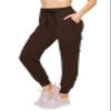 ALWAYS Cargo Jogger Pants for Women - Super Soft Casual Lounge Sweatpants Brown 3XL view 1