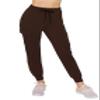 ALWAYS Cargo Jogger Pants for Women - Super Soft Casual Lounge Sweatpants Brown 3XL view 2