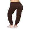 ALWAYS Cargo Jogger Pants for Women - Super Soft Casual Lounge Sweatpants Brown 3XL view 3
