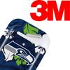 Skinit Decal Audio Skin Compatible with Apple AirPods - Officially Licensed NFL Seattle Seahawks Tropical Print Design view 3