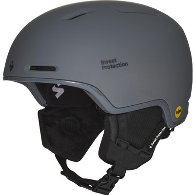 Sweet Protection Looper MIPS Helmet - Adjustable Hardshell Ski and Snowboarding Helmet with Ventilation, Google and Audio Compatible, Matte Nardo Gray, Medium/Large