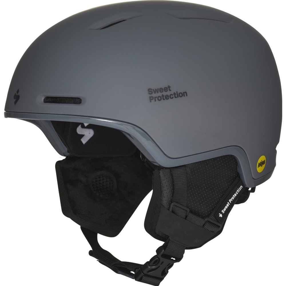 Sweet Protection Looper MIPS Helmet - Adjustable Hardshell Ski and Snowboarding Helmet with Ventilation, Google and Audio Compatible, Matte Nardo Gray, Medium/Large