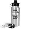 Art by Chelsydale Gifts for CEO Water Bottle Tumbler Portable Drinkware - Chief Executive Officer Motivational Boss Day Office Party Funny Cute Gag Appreciation Idea - I Smile Laugh Because view 2