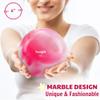Yes4All Soft Weighted Toning Ball Marble 5lb Pink view 2