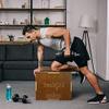 Yes4All 3 in 1 Wooden Plyo Box, Plyometric Box for Home Gym and Outdoor Workouts - Moss Brown - 16 x 14 x 12 view 4