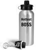Art by Chelsydale Gifts for Hottest Boss Water Bottle Tumbler Portable Drinkware - National Bosses Day Motivational CEO Chief Executive Officer Director Superior Funny Cute Gag Appreciation Idea view 2