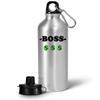 Art by Chelsydale Boss Water Bottle Tumbler Portable Drinkware - Cute Gifts for National Bosses Day Motivational CEO Chief Executive Officer Director Superior Funny Gag Appreciation Idea view 1