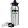 Art by Chelsydale Boss Water Bottle Tumbler Portable Drinkware - Cute Gifts for National Bosses Day Motivational CEO Chief Executive Officer Director Superior Funny Gag Appreciation Idea view 2