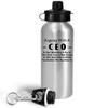 Art by Chelsydale Gifts for CEO Water Bottle Tumbler Portable Drinkware - Chief Executive Officer Motivational Boss Day Office Party Funny Cute Gag Appreciation Idea - Arguing is Like Wrestling view 2