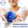 Yes4All Soft Weighted Toning Ball Marble 2lb Blue view 2