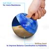 Yes4All Soft Weighted Toning Ball Marble 2lb Blue view 3