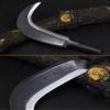 Zhmyyxgs Sword Achang Husa Carbon Stee Hatchet Open Knife Pruning Knife Outdoor Scimitar Farm Sickle Mowing Hook Knife Camping Knife view 3