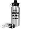 Art by Chelsydale Gifts for Cool CEO Water Bottle Tumbler Portable Drinkware - Chief Executive Officer Motivational Boss Day Office Party Funny Cute Gag Appreciation Idea - Never Thought I Could Be view 2