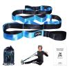 BOB AND BRAD Stretch Strap, 12 Loop Yoga Stretch Strap, Non-elastic Stretch Strap for Stretching, Physical Therapy, Pilates, Dance, Gymnastics, and Athletic Trainers with Carry Bag (12 Loops - Blue) view 1