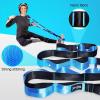 BOB AND BRAD Stretch Strap, 12 Loop Yoga Stretch Strap, Non-elastic Stretch Strap for Stretching, Physical Therapy, Pilates, Dance, Gymnastics, and Athletic Trainers with Carry Bag (12 Loops - Blue) view 3