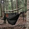 onewind 12Ft Camping Hammock with Mosquito Net, Ridgeline Double Hammock Portable Lightweight Large Hammock Ripstop Nylon Durable with 2 * 12Ft Tree Straps for Camping Hiking Backpacking, OD Green view 4