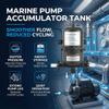 Accumulator Pressure Control 0.75L 125 PSI Pre Pressurized System /2 in MNPT Nylon Glass Fiber NMAT 075 125 01 for Marine RV Boat view 4