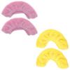BESPORTBLE 2 Pairs Ice Skate Guards Elastic Skating Blades Covers Kids Plush Skate Shoes Protector (Yellow Pink) view 1