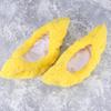 BESPORTBLE 2 Pairs Ice Skate Guards Elastic Skating Blades Covers Kids Plush Skate Shoes Protector (Yellow Pink) view 3