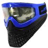 JT Proflex X Thermal Paintball Mask Protective Goggle w/Quick Change Frame System - All Black Lower (Blue) view 2