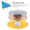 Barge Safety Beacon Light, 360 Horizontal Lighting Solar Power Sidelight, IP68 Boat Beacon Flashing Light for Ship Marine Dock Barging view 2