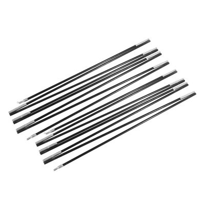 Camping Tent Pole, Fiberglass Tent Pole Repair Kit 4.48M 2Pcs Fiberglass Camping Tent Pole Bars Outdoor Foldable Support Rods Awning Frames Kit for 5-6 Person Camping Tent