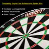 ONE80 Gladiator I Dartboard with Top-Grade Sisal and Sword Edge Staple Free Wire Spider for Maximum Scoring Potential and Less Bounce Outs view 3