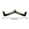 Home Gym Fitness Rowing T-bar V-bar Pulley Cable Machine Attachments, Bicep Curl Tricep Lat pulldown Bar Back Strength Training Handle Grips Lat Pull Down Bar Press Down Exercises (Length 19") view 2