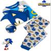 Sonic The Hedgehog Pajamas Boys Kids Character Costume Blue PJs 6-7 Years view 3