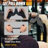 Home Gym Fitness Rowing T-bar V-bar Pulley Cable Machine Attachments, Bicep Curl Tricep Lat pulldown Bar Back Strength Training Handle Grips Lat Pull Down Bar Press Down Exercises (Length 8") view 4