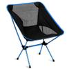 QMMD Folding Camp Chairs, Lightweight and Durable Outdoor Seat, Oxford Cloth Outdoor Folding Fishing Barbecue Beach Camping Chair,Blue view 1
