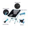 QMMD Folding Camp Chairs, Lightweight and Durable Outdoor Seat, Oxford Cloth Outdoor Folding Fishing Barbecue Beach Camping Chair,Blue view 3