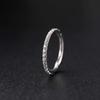 14g Septum Ring Silver Conch Piercing Jewelry 14 Gauge 8mm Daith Earrings Surgical Steel Nose Ring Hoop with CZ view 2