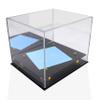 Katai  Acrylic Hat Display Case  Clear UV-Resistant Hat Storage Box for Baseball, Football & Softball Caps  Full-Size Collectible Display with Microfiber Cloth view 1