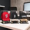 Katai  Acrylic Hat Display Case  Clear UV-Resistant Hat Storage Box for Baseball, Football & Softball Caps  Full-Size Collectible Display with Microfiber Cloth view 3