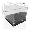 Katai  Acrylic Hat Display Case  Clear UV-Resistant Hat Storage Box for Baseball, Football & Softball Caps  Full-Size Collectible Display with Microfiber Cloth view 4