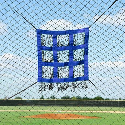 FORTRESS Baseball/Softball Pitching Net Target | Baseball Training Equipment | Pitching Practice - Accuracy Training | 9 Pocket Strike Zone [Target ONLY]